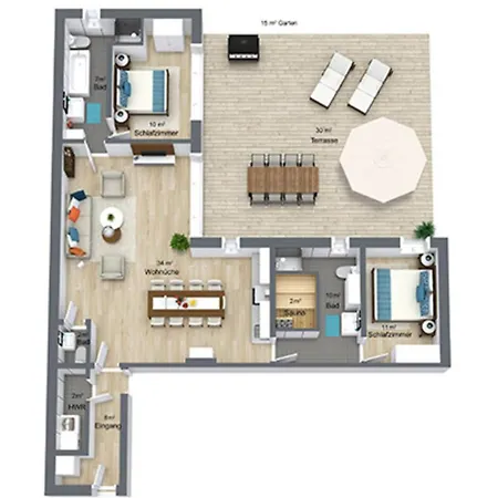 Anna Whg2 Brinkmannhaus - Modern Viel Platz Fast Am Sauna Terrasse Grill *